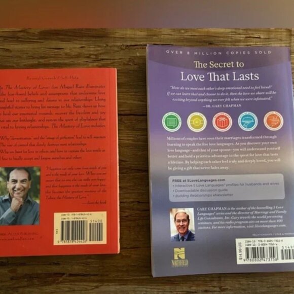 The Five Love Languages by Gary Chapman & The Mastery of Love by Don Miguel Ruiz - Picture 2 of 2